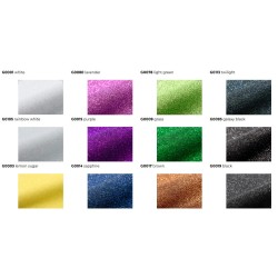 Glitter Bügelfolie 30cm x 50cm Bögen