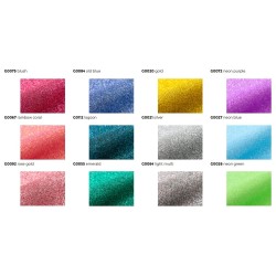 Glitter Bügelfolie 30cm x 50cm Bögen