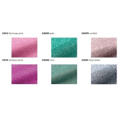 Glitter Bügelfolie 30cm x 50cm Bögen