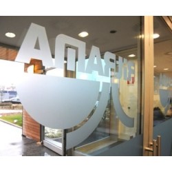 Glasdekor Folie Ritrama PTA (Silber) 61cm breit