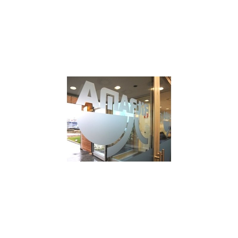 Glasdekor Folie Ritrama PTA (Silber) 61cm breit