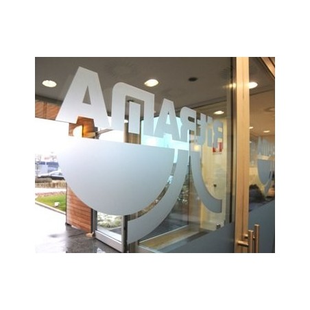 Glasdekor Folie Ritrama PTA (Silber) 61cm breit